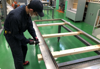 シールド扉製作
